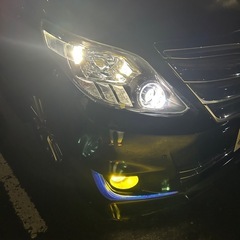 20後期アルファード 黒 ローダウン モデリスタの画像