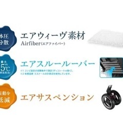 【取引中】ネムリエオート4キャスUF-750（シノープルグレーGL）A型ベビーカーNEMURIE UF750【airwave エアウィーヴ搭載の画像