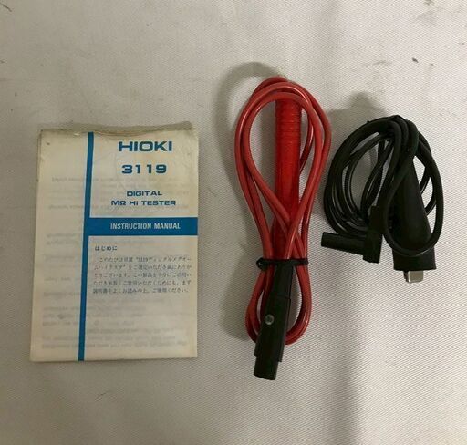 北見市発】HIOKI 日置電機 DIGITAL MΩ Hi TESTER 3119-11 黒