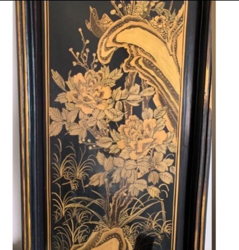 【美品】春夏秋冬 アートパネル4枚セット（サイゴン購入・参考価格20万円）引き取り限定