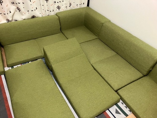 IORIカバーが洗えるローソファー(バラ売可)