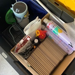 蜂の駆除　防護服　道具セットの画像