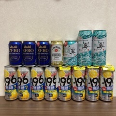 お酒  缶チューハイ＆ノンアルコールビールなど15本