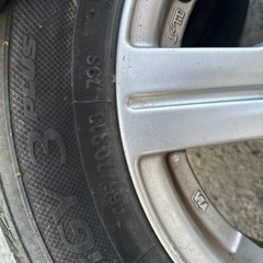 アルミホイールタイヤセット　4本　タイヤサイズ165/70R13の画像