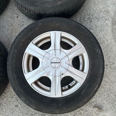 アルミホイールタイヤセット　4本　タイヤサイズ165/70R13の画像