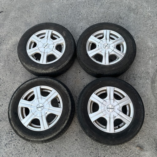 アルミホイールタイヤセット　4本　タイヤサイズ165/70R13