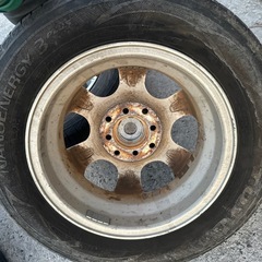 アルミホイールタイヤセット　4本　タイヤサイズ165/70R13の画像
