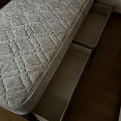 【無料 0円】シモンズ シングルベッド フレーム マットレスの画像