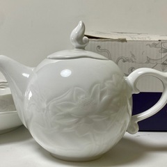 新品MINH LONG(ミンロン)蓮柄ティーポットセット高級茶器