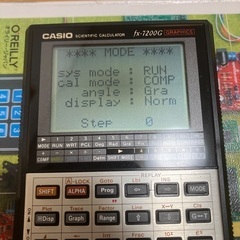 カシオ　サイエンテフィク電卓　fx-7200Gシミありの画像