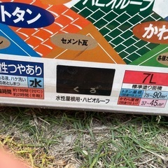 未開封 DIY  水性塗料　ペンキ 屋内外用  7L 1缶　の画像
