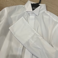 ウイングカラーシャツ　結婚式　タキシード用