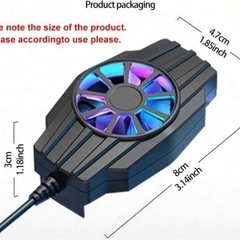 スマホ　クーラー　ファンの画像