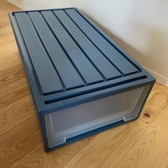 衣装ケース 2個セット　高さ22cm 奥行74cm