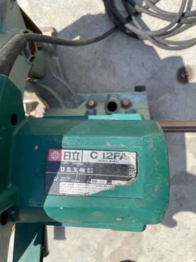 日立工機　C12FA 305mm電動のこぎり