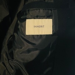 中古美品_Lサイズ_ INHERIT ネイビー チェスターコートの画像