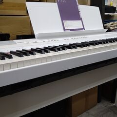電子ピアノ YAMAHA ヤマハ P-105WH (スタンド/ペダル付) 2012製 動作品