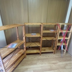 カインズ　木製ラック 75 55 45 計4台 の画像