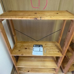 カインズ　木製ラック 75 55 45 計4台 の画像