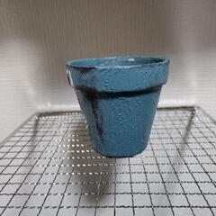 DIYリメイク鉢　トヨタハイエース鉢　アースカラー　エイジング加工　小物入れにもの画像