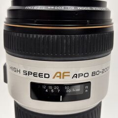 あさ ミノルタ MINOLTA HIGH SPEED AF APO TELE ZOOM 80-200mm f/2.8 αA