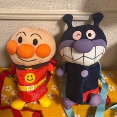 希少品部類　アンパンマン　バイキンマン　ペットボトルホルダー