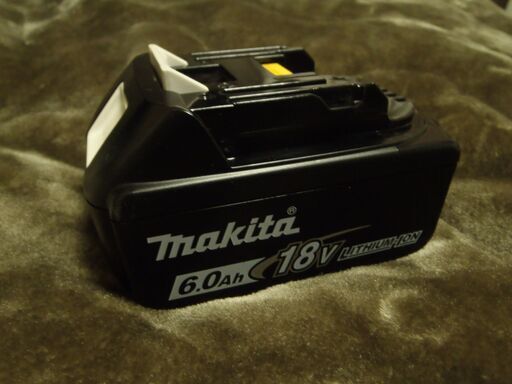 マキタ純正　18V 6.0AHバッテリー　使用少