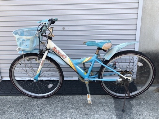 24インチ自転車子供女の子マウンテンバイクタイプシマノ製6段