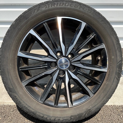 ホイール付きノーマルタイヤ SMACK ヴァルキリー　BRIDGESTONE 205/55/R15