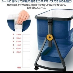 ご購入者決定いたしました★新生児からok★ 別購入の厚めマット＆ひんやり涼しいシーツもセット！ の画像