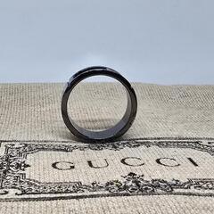 【超レアサイズ廃盤品】GUCCI グッチ 指輪 ブランデッドレギュラー Gリングの画像