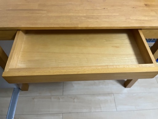 【美品】ベルメゾン　木製デスク　勉強机　作業机