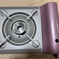 ミニガスコンロ 1回使用したのみ、キャンプや鍋料理に最適