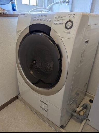 ドラム洗濯機 2015年式 SHARP ES-S70-WL