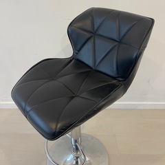 【無料・引取限定】シックな合皮ハイチェアをお譲りします♪ の画像