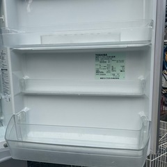 TOSHIBA 340L  3ドア冷凍冷蔵庫　GR-H34S（S）2016年製
の画像