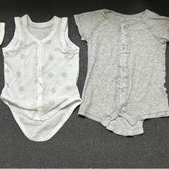 ベビー肌着　70 ロンパース　夏服
