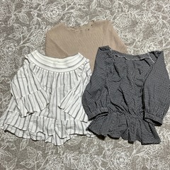 これからの季節に😊トップス３点セット