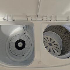 新品同様 二槽式電気洗濯機の画像