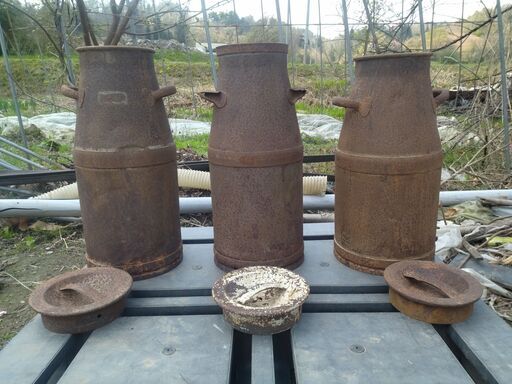 牛乳缶 ミルク缶 Milk churn (ほいどん) 西村山のその他の中古あげます