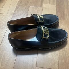 LANVIN Paris 新品 バックルローファーの画像