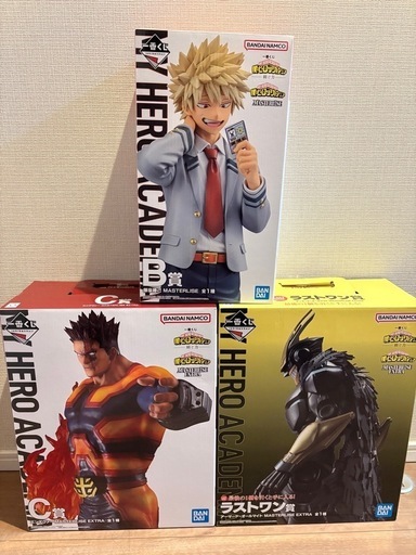 ヒロアカフィギュア まとめ　７点 未開封•未使用》ヒロアカフィギュアまとめ売り 一番くじなど（一