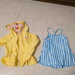 可愛い！ラッシュガード水着90