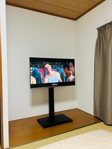 43型液晶テレビ ーTCL 43P8Bー2020年製 Androidテレビ＋テレビ台