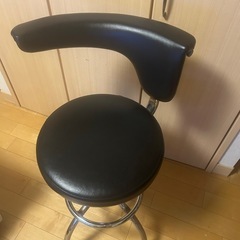 ハイスツール　ブラックの画像
