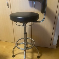 ハイスツール　ブラックの画像