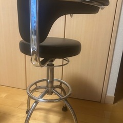 ハイスツール　ブラックの画像