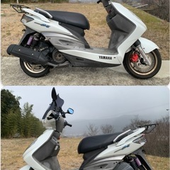 シグナスX125ヤマハ台湾モデルSE44Jスクーター　バイク 要整備の画像