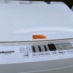 🟧洗濯機番号71 Hisense 2022年製 4.5kg 大阪...