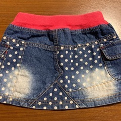 デニムスカート　95センチの画像